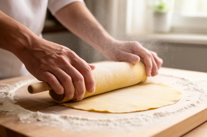 Kurs makaronu — wyrabianie ciasta